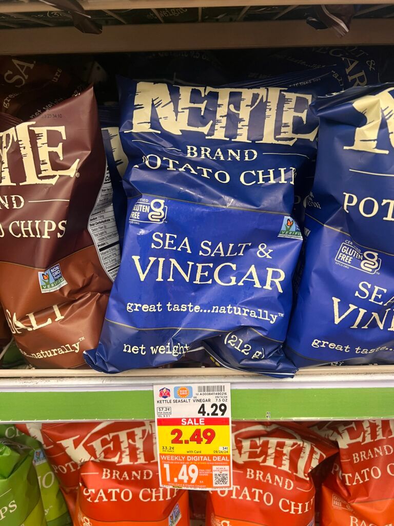 kettle brand chips kroger shelf image' (1)