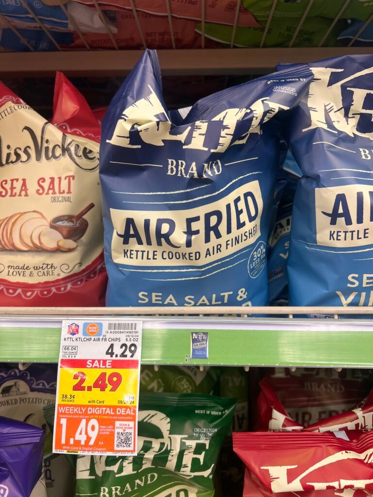 kettle brand chips kroger shelf image' (1)