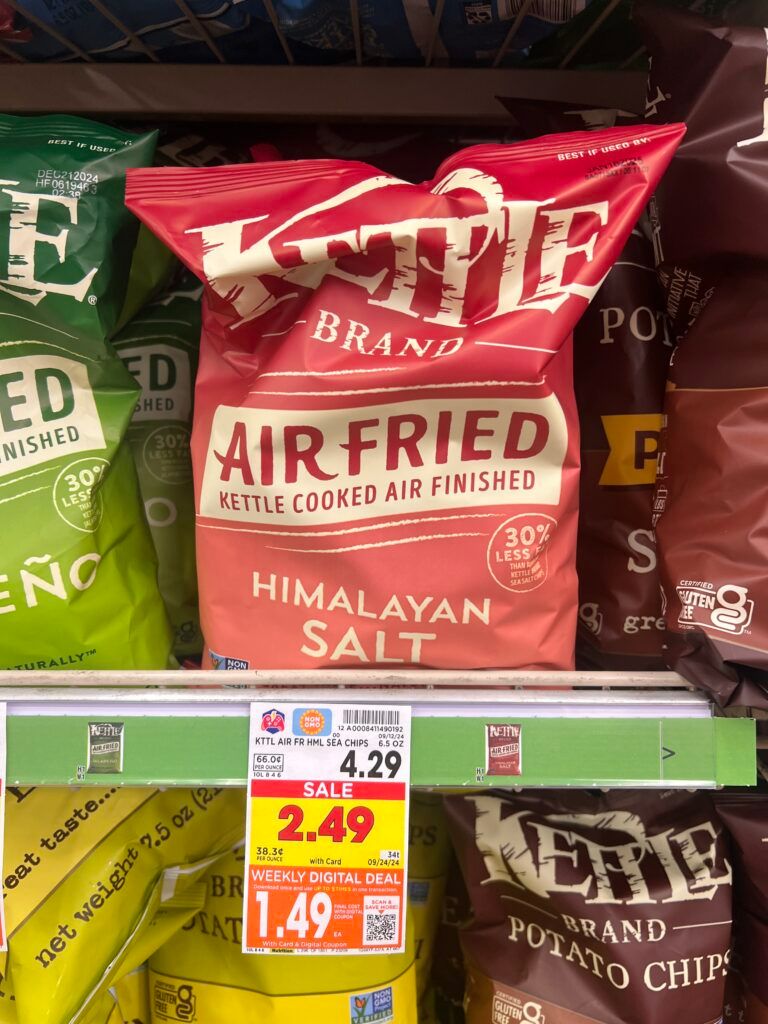 kettle brand chips kroger shelf image' (1)