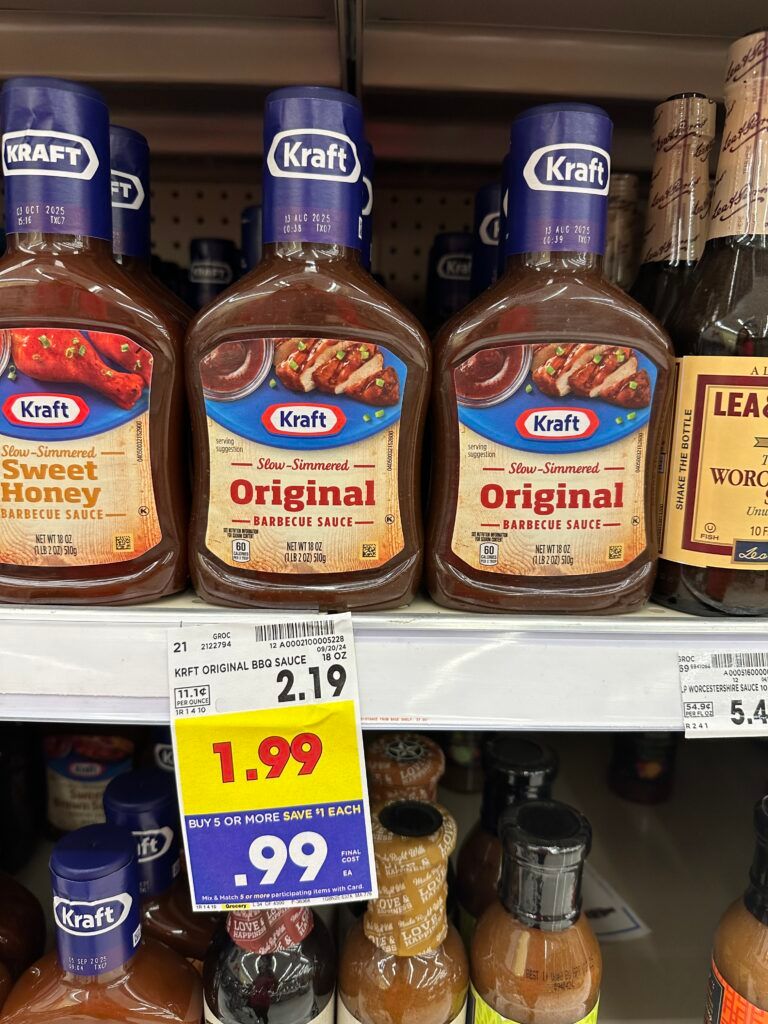 kraft bbq sauce kroger shelf image (1)