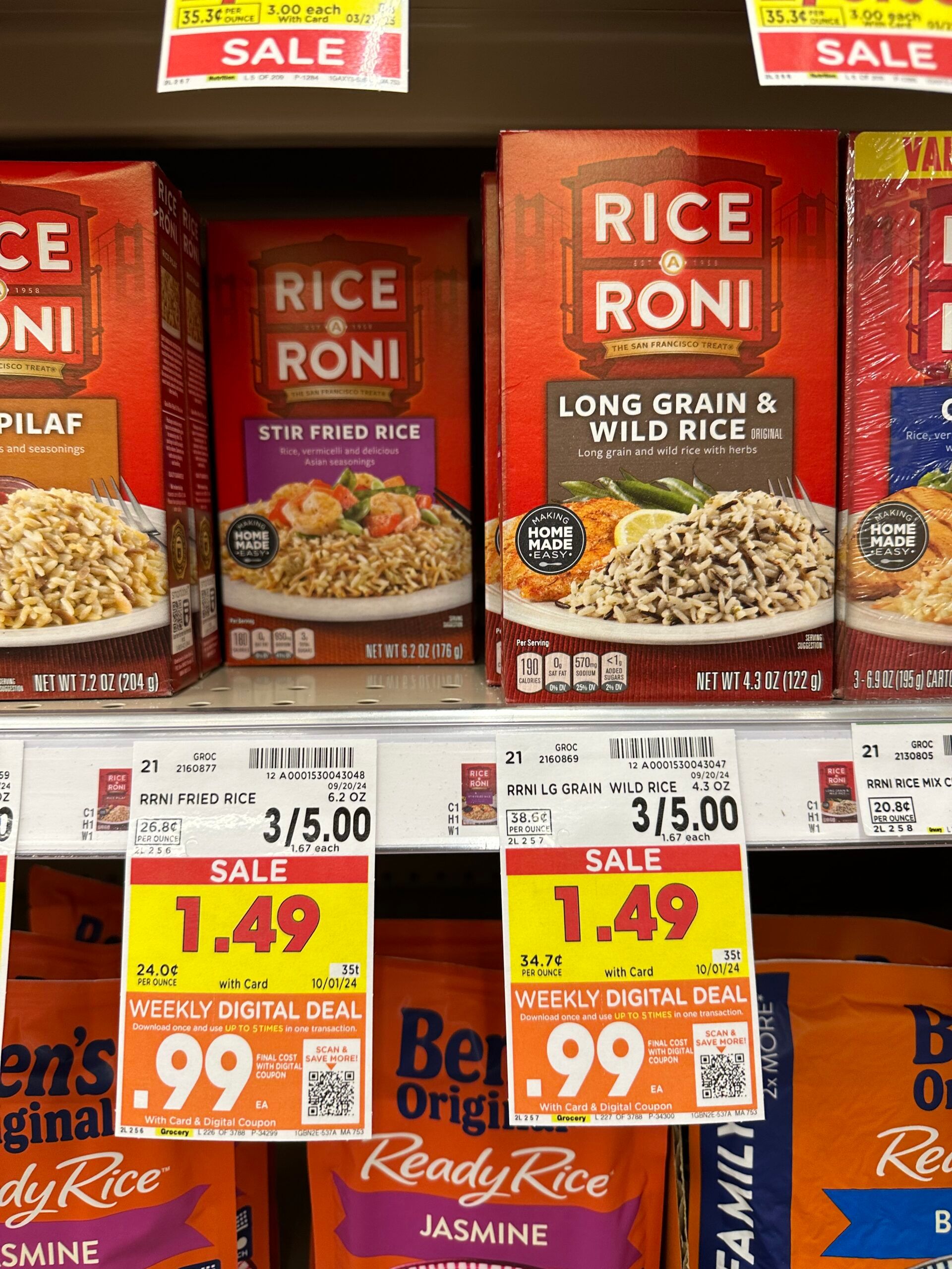 Kroger Rice Roni Pasta Roni and Rice-A-Roni as low as 99¢! - Kroger Krazy