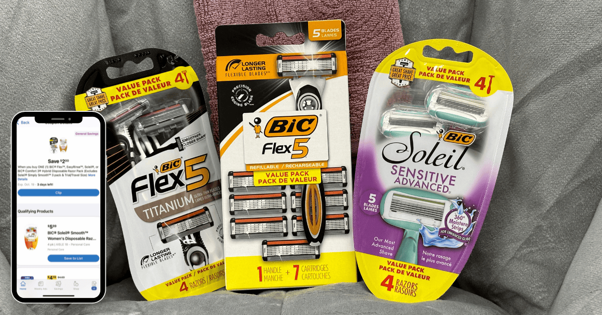 Save on BIC® Disposable Razors at Kroger + Enter to Win a Kroger Gift ...