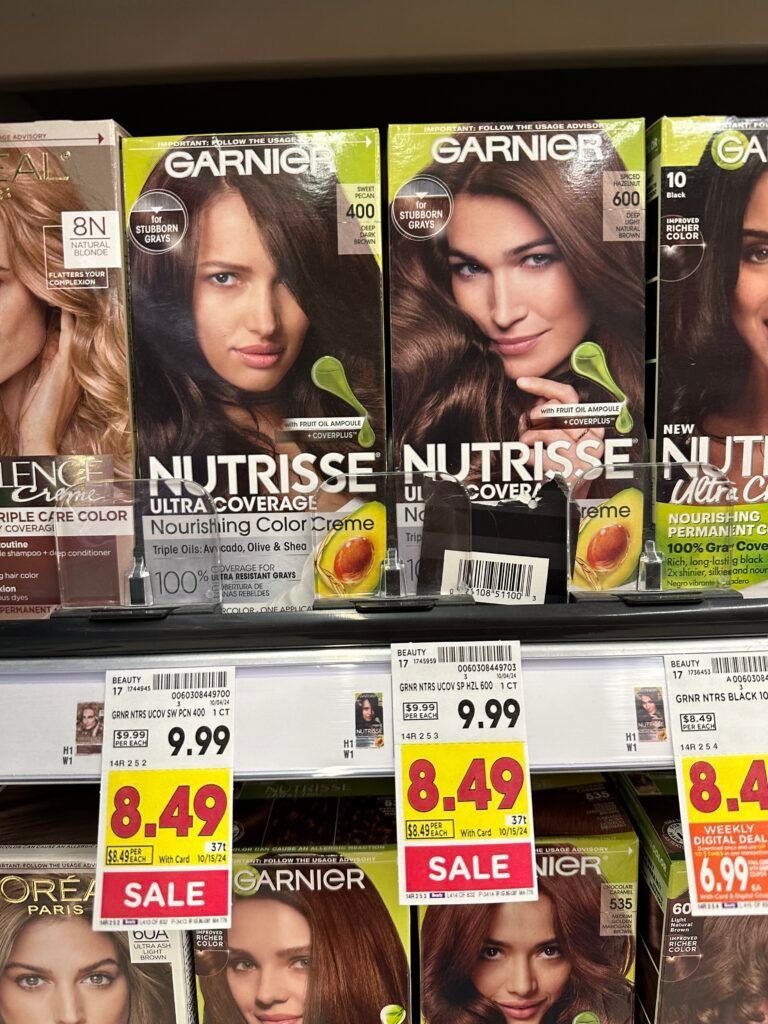 Garnier Nutrisse Hair Color Kroger Shelf Image