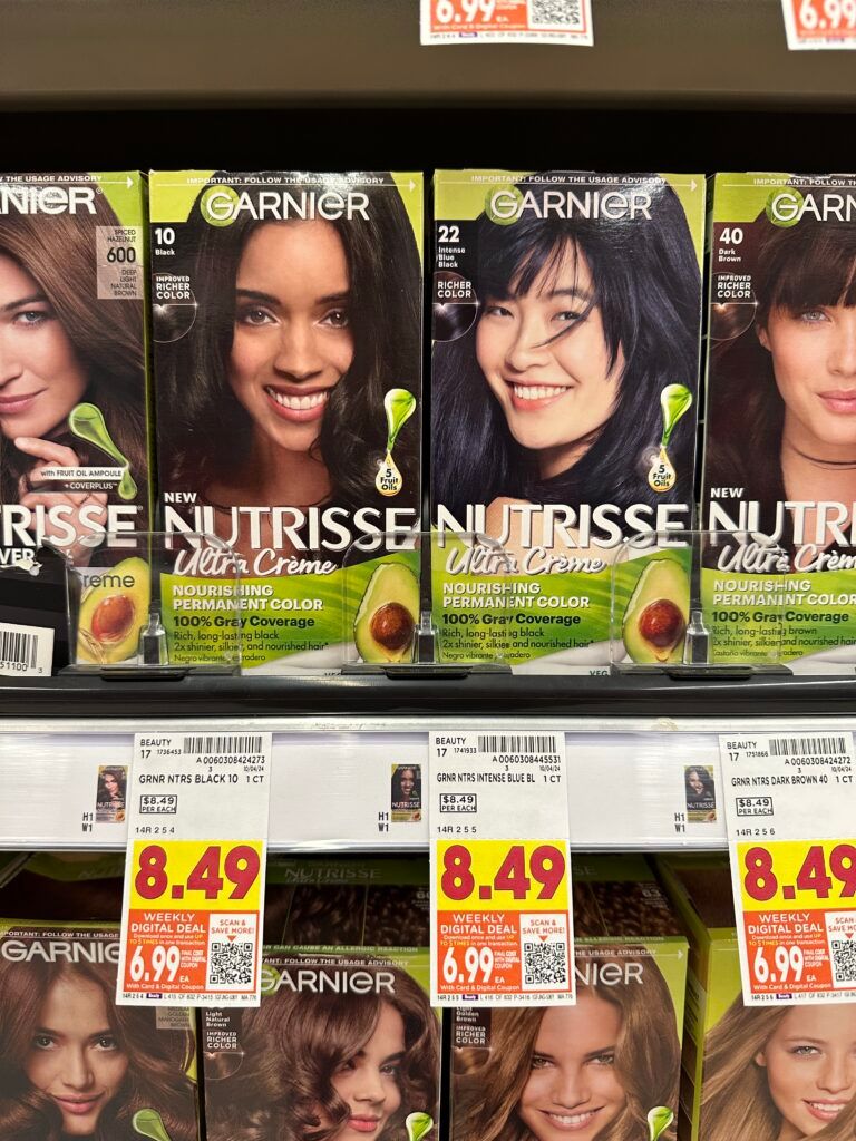 Garnier Nutrisse Hair Color Kroger Shelf Image