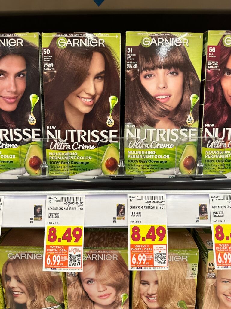Garnier Nutrisse Hair Color Kroger Shelf Image