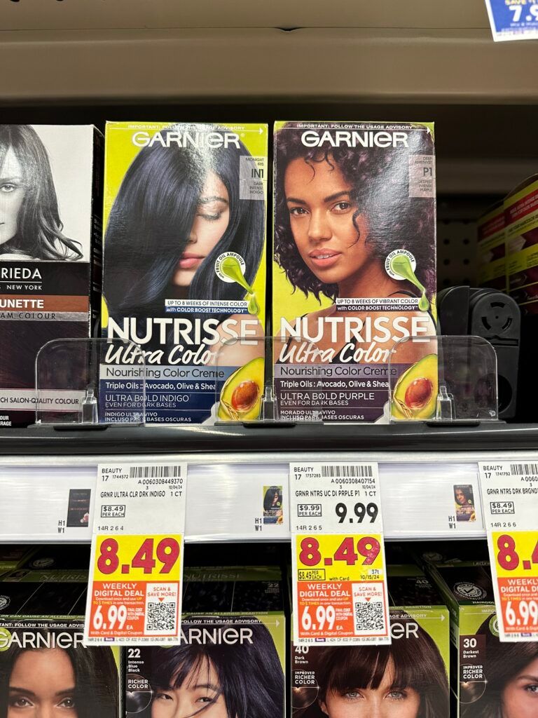 Garnier Nutrisse Hair Color Kroger Shelf Image
