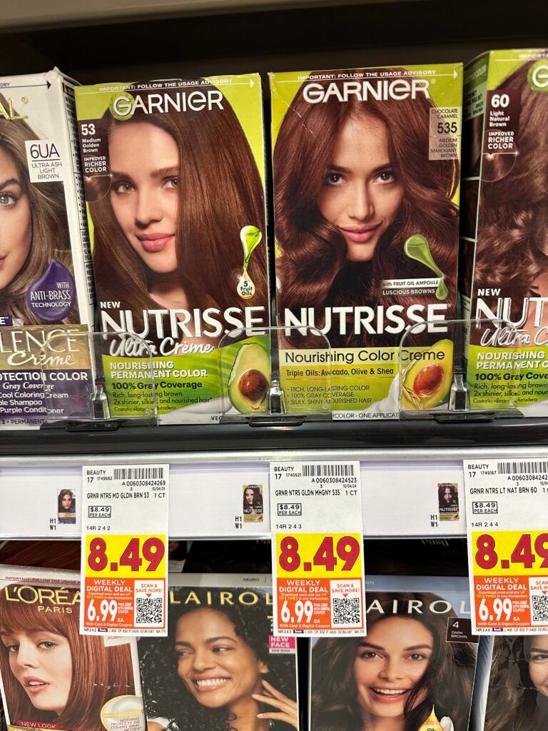 Garnier Nutrisse Hair Color Kroger Shelf Image