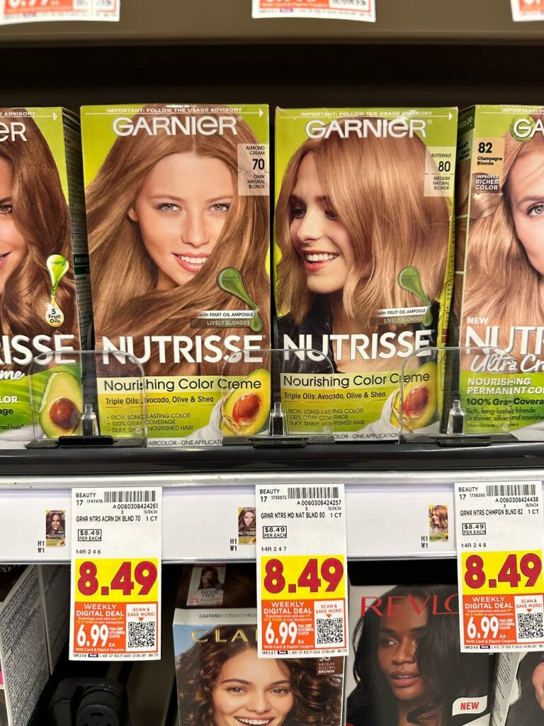 Garnier Nutrisse Hair Color Kroger Shelf Image