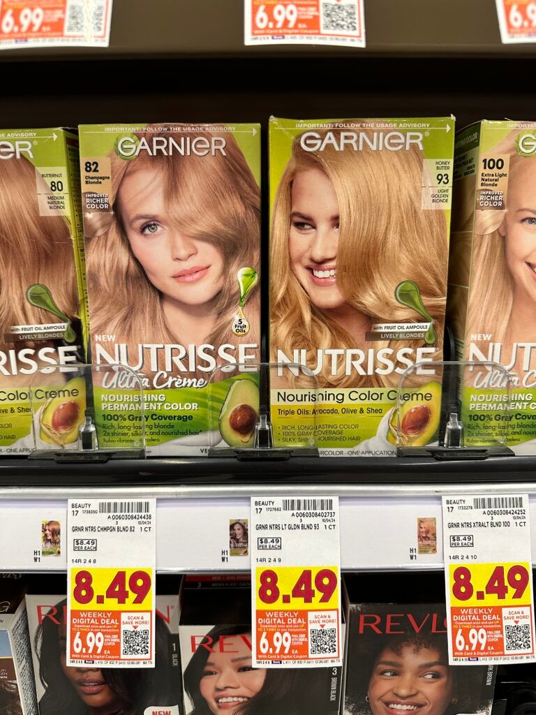 Garnier Nutrisse Hair Color Kroger Shelf Image
