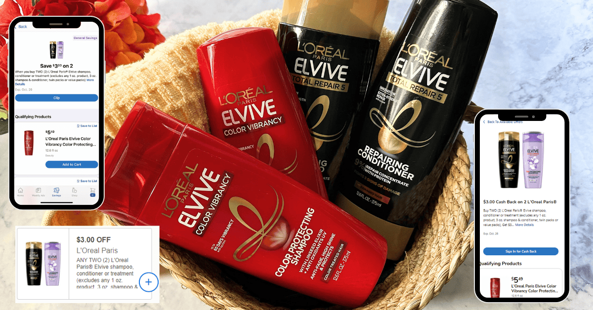 Nourish Your Hair with L'Oreal Paris Elvive Shampoo &amp; Conditioner at ...