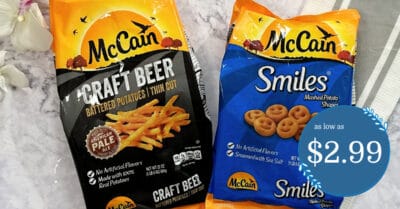 McCain Craft Beer Potatoes and Smiles Mashed Potato Shapes Kroger Krazy 2