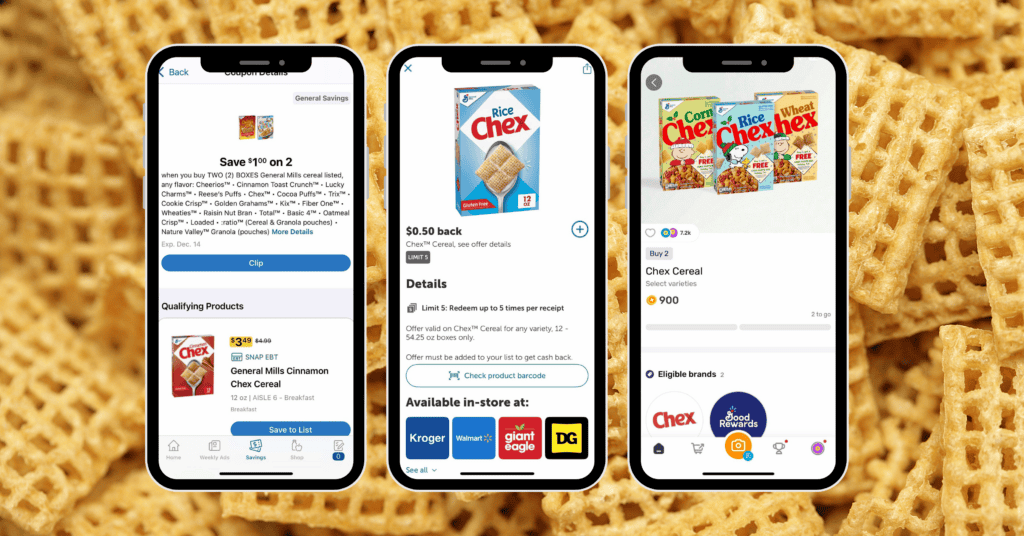 General Mill Chex Cereal Rebates Kroger