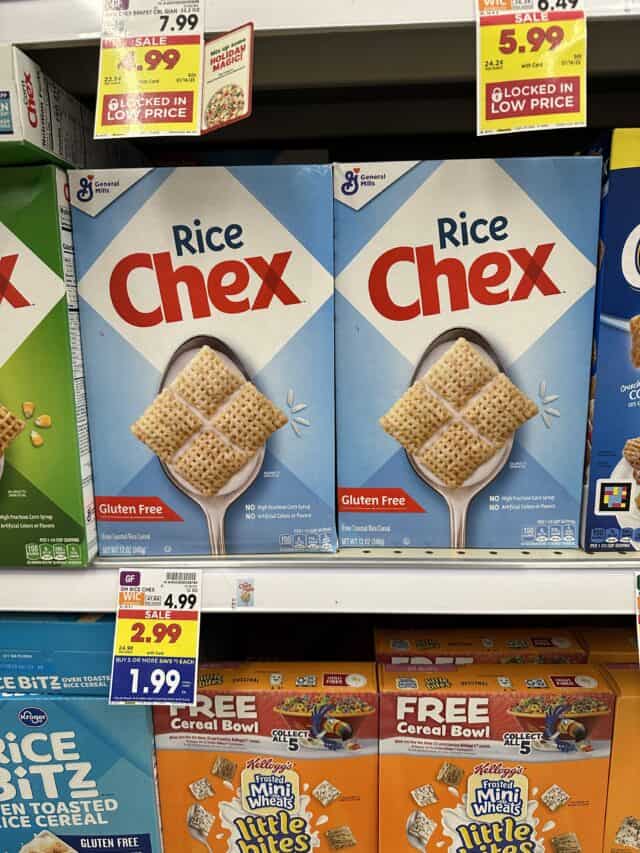 General Mills Chex Cereal as low as 54¢! - Kroger Krazy