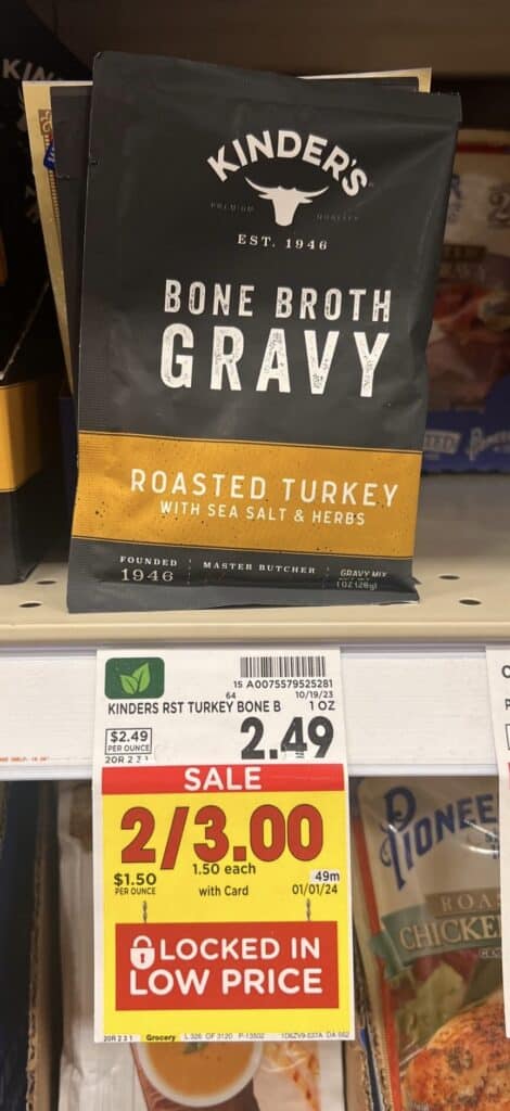kinders gravy kroger shelf image