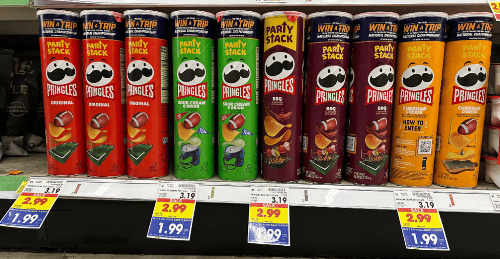 Pringles Kroger Shelf Image