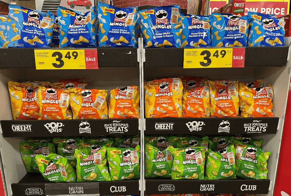 Pringles Mingles Kroger Shelf Image