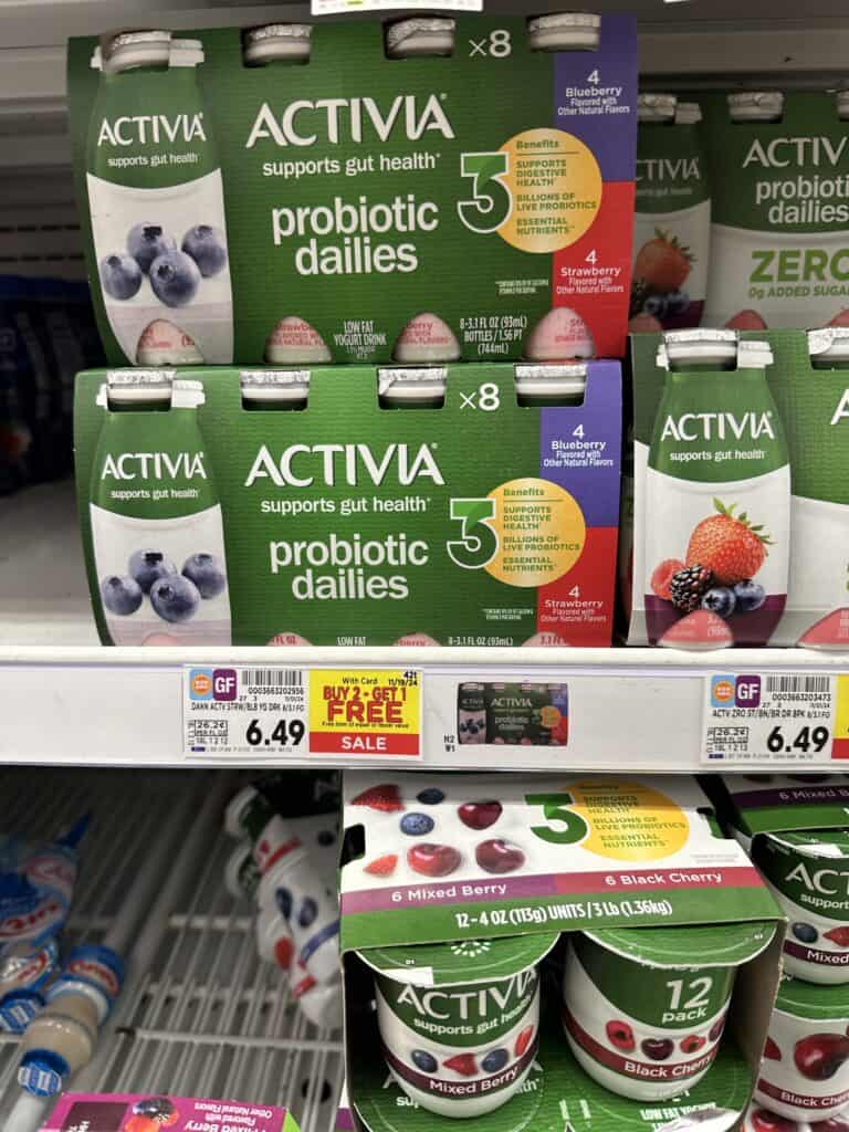 activia yogurt kroger shelf image (1)
