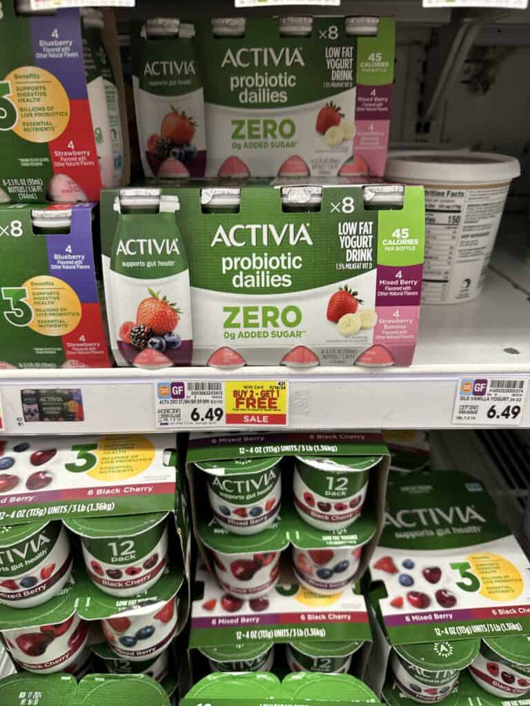activia yogurt kroger shelf image (1)