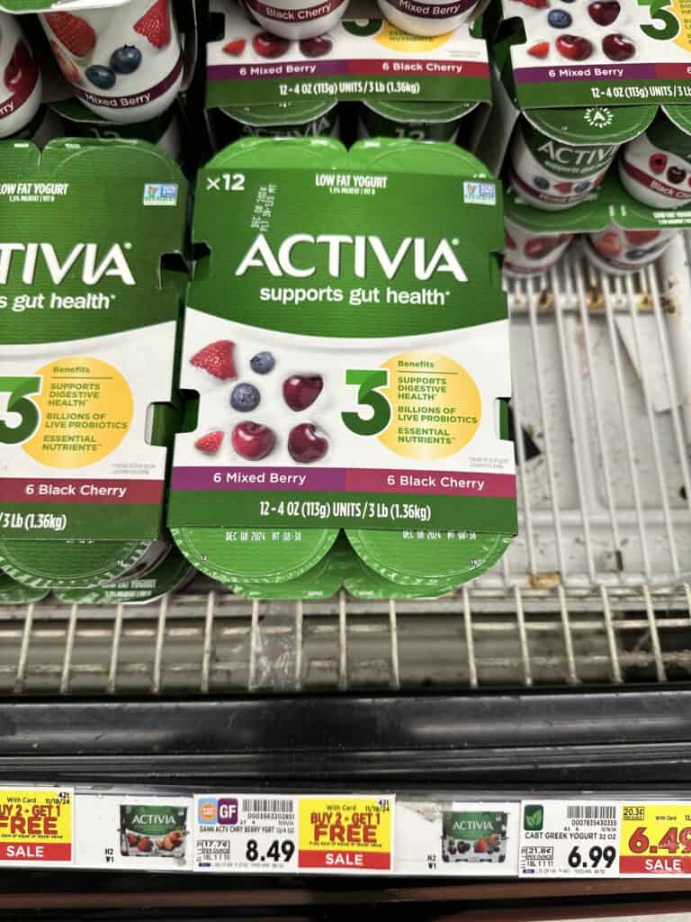 activia yogurt kroger shelf image (1)