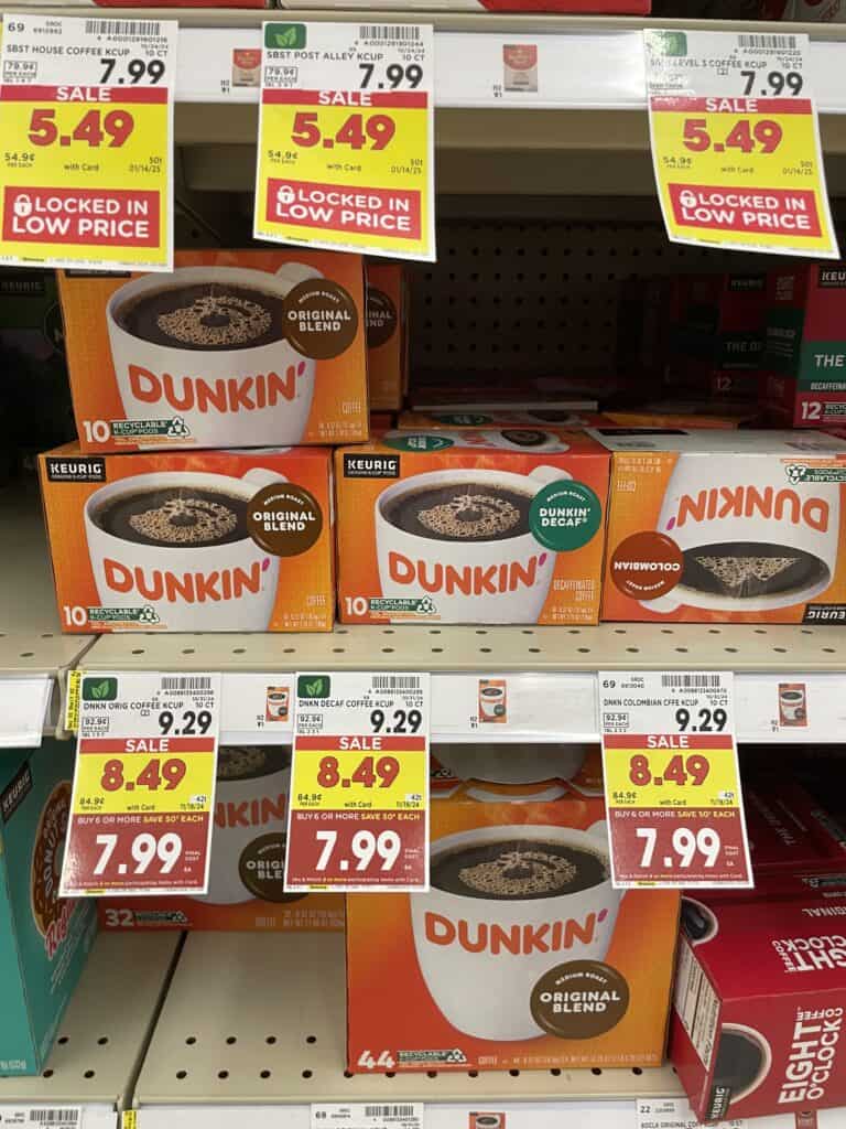 dunkin coffee kroger shelf image (1)