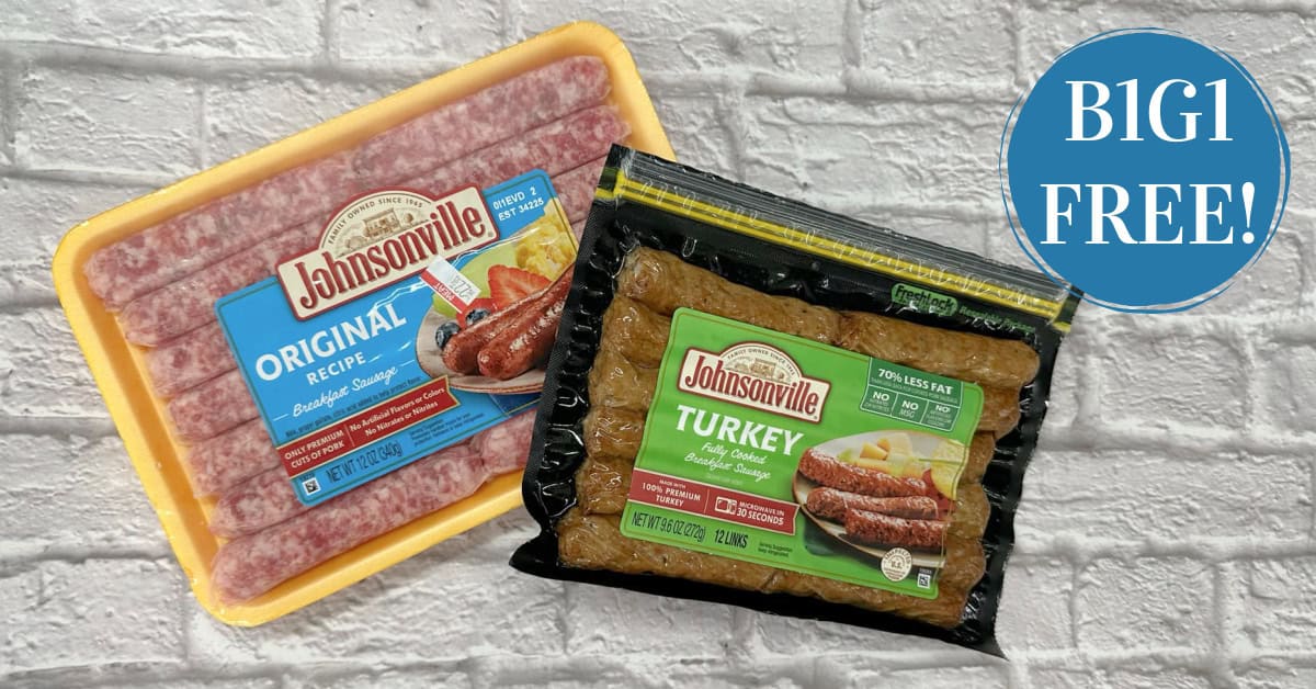 Johnsonville Breakfast Sausage is B1G1 FREE! - Kroger Krazy