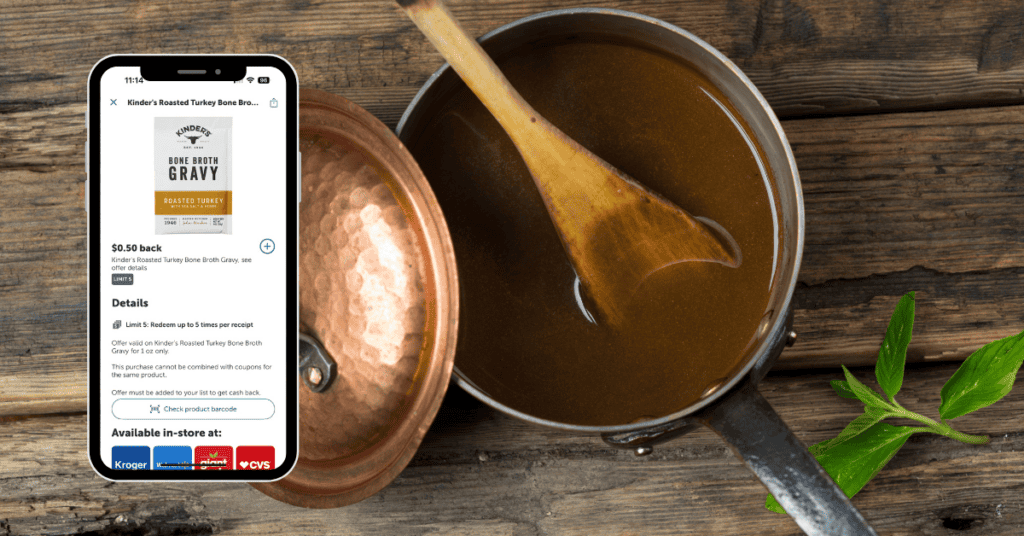 kinder's bone broth gravy ib