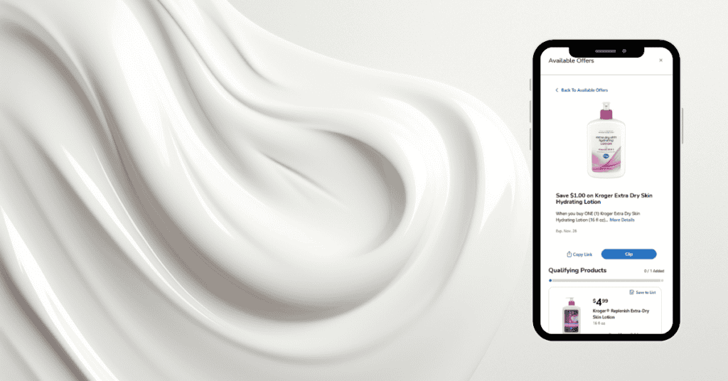 kroger lotion digital
