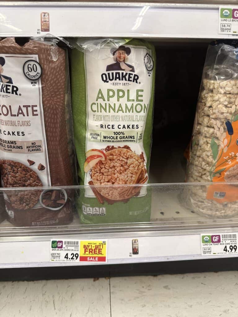 quaker rice cakes kroger shelf image (1)