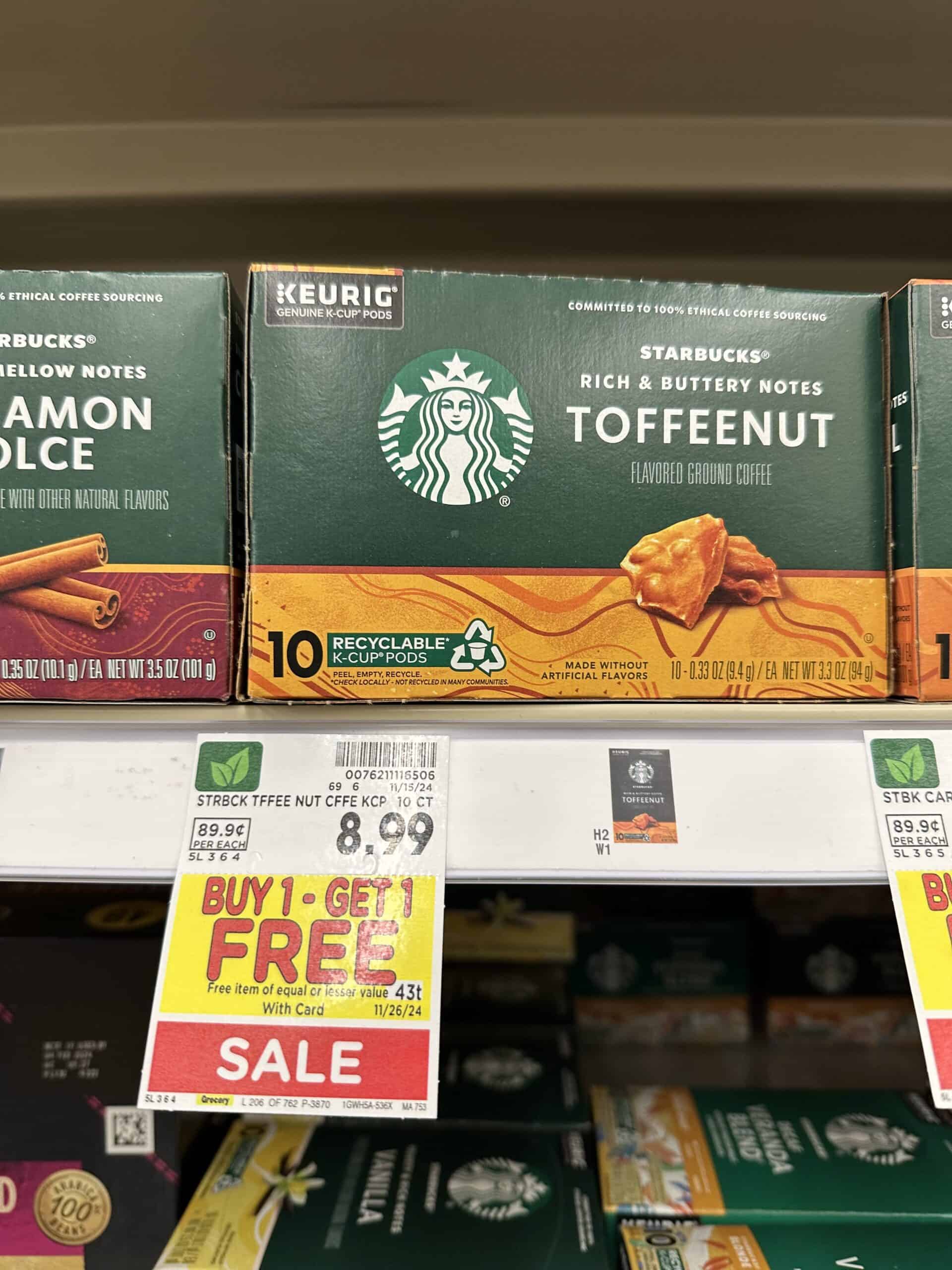 Starbucks Coffee Bags and K-Cups are B1G1 FREE at Kroger! - Kroger Krazy