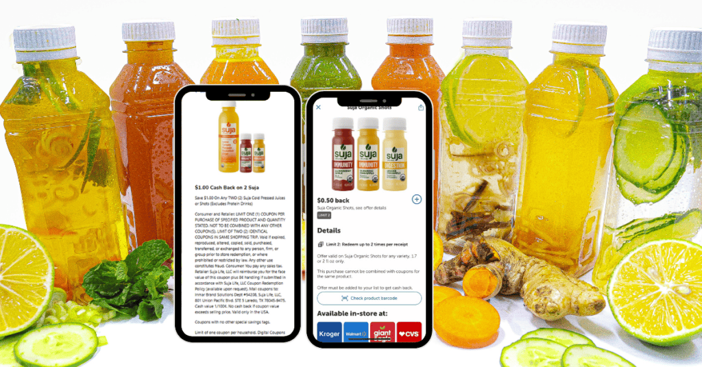 suja organic shots kroger ibotta rebate (1)