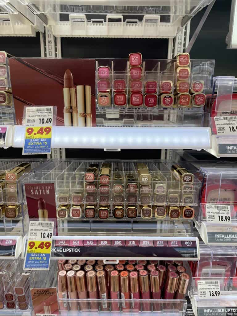 L'Oreal Paris Colour Riche Lipstick Kroger Shelf Image
