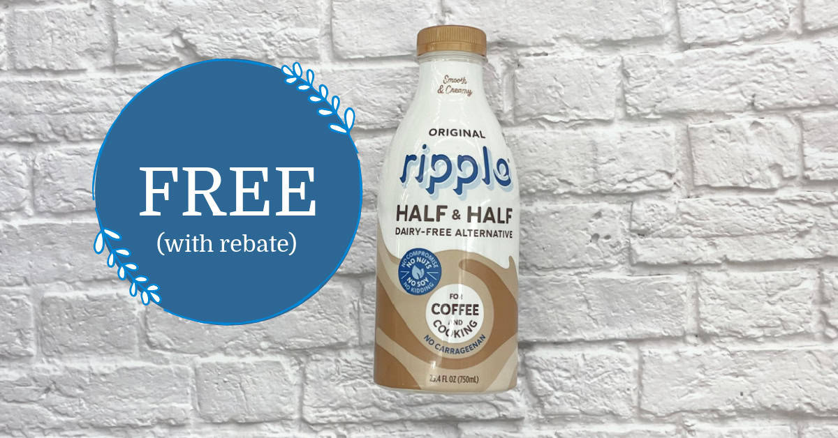 Ripple Half & Half Dairy-Free Alternative is as low as FREE with Kroger ...