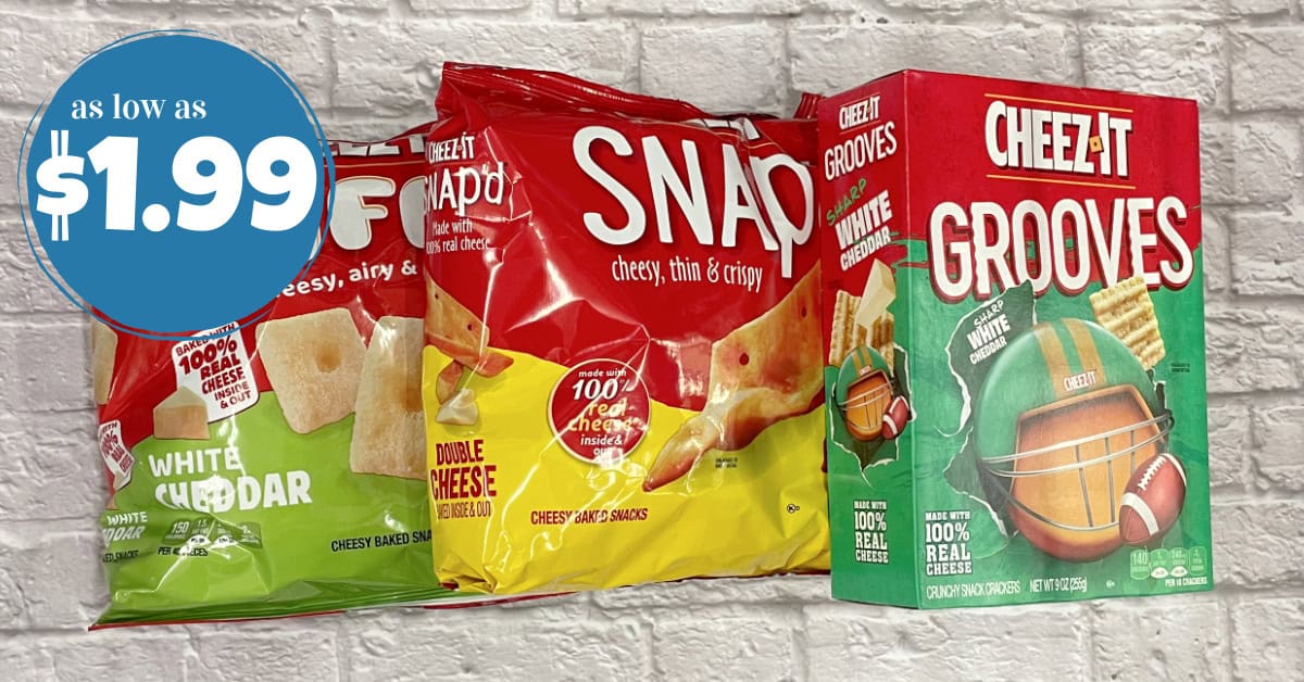 Cheez-It, Snap'D or Puff'D as low as $1.99! - Kroger Krazy