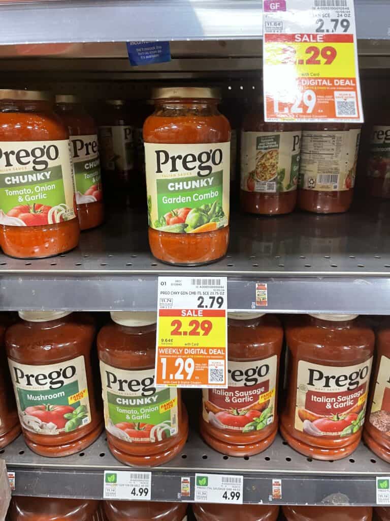 prego pasta sauce kroger shelf image (4)