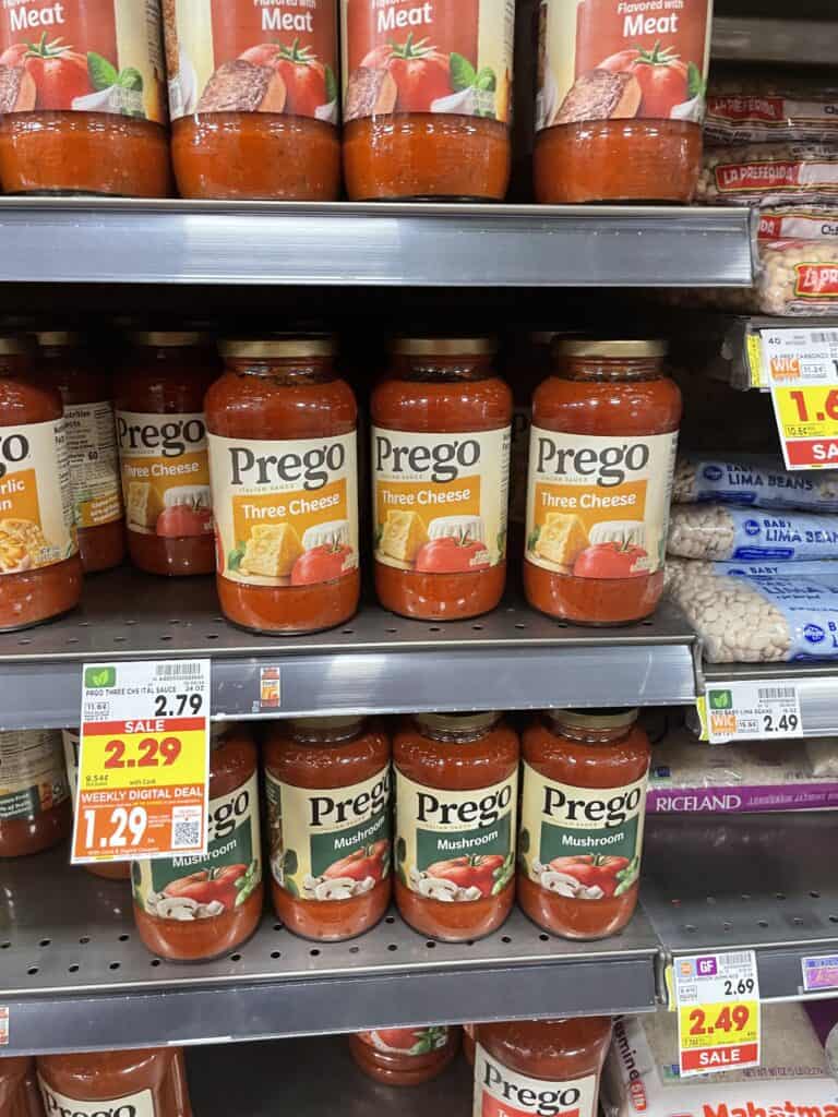 prego pasta sauce kroger shelf image (4)