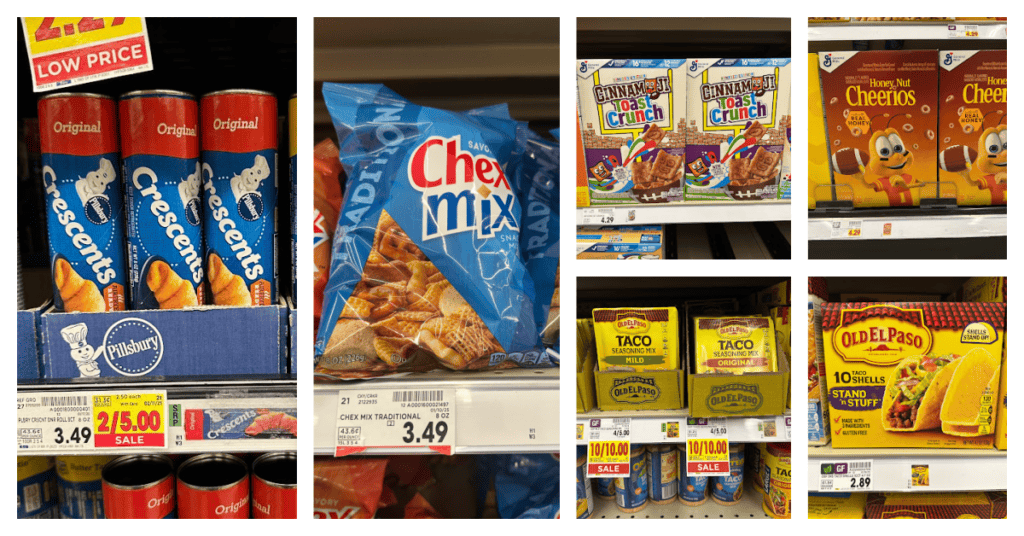 General Mills Kroger Shelf Images