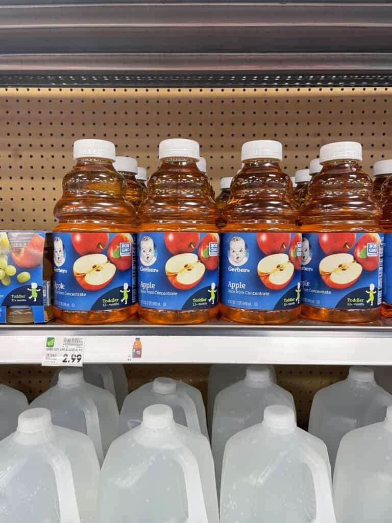 Gerber Baby and Toddler Food and Beverages Kroger Shelf Image