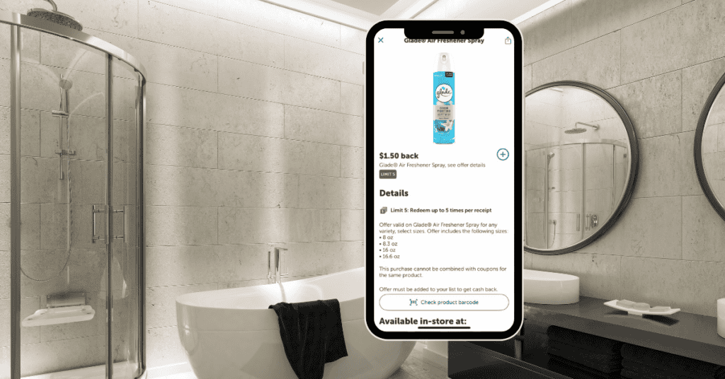 Glade Ibotta Rebate Kroger