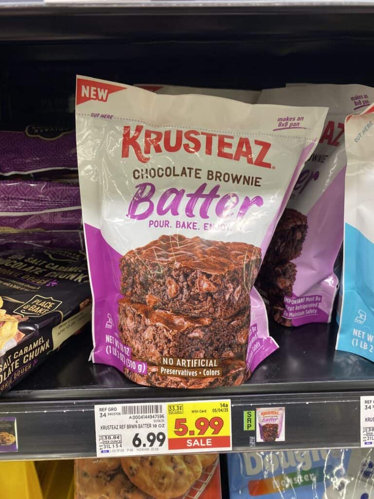 Krusteaz Batter Kroger Shelf Image
