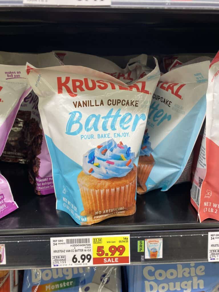Krusteaz Batter Kroger Shelf Image