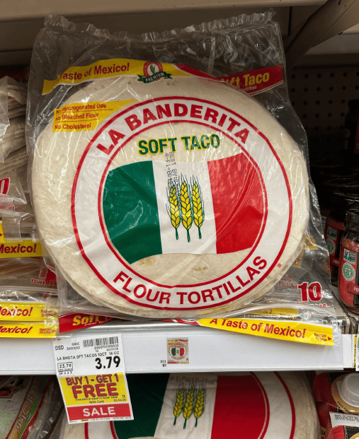 La Banderita Soft Tacos Kroger Shelf Image