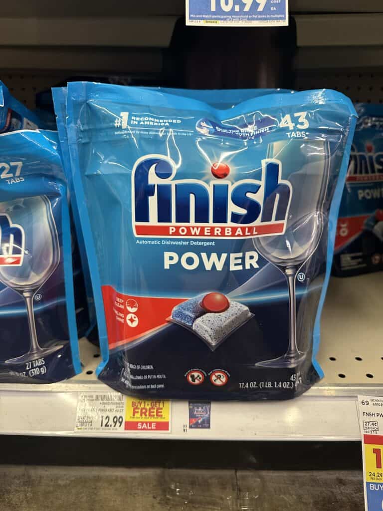 Finish Dishwasher Detergent Kroger Shelf Image
