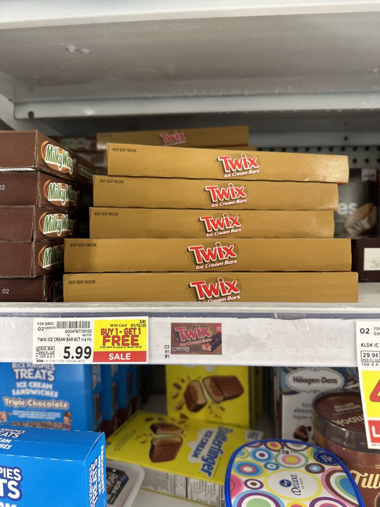 Mars Ice Crem Kroger Shelf Image
