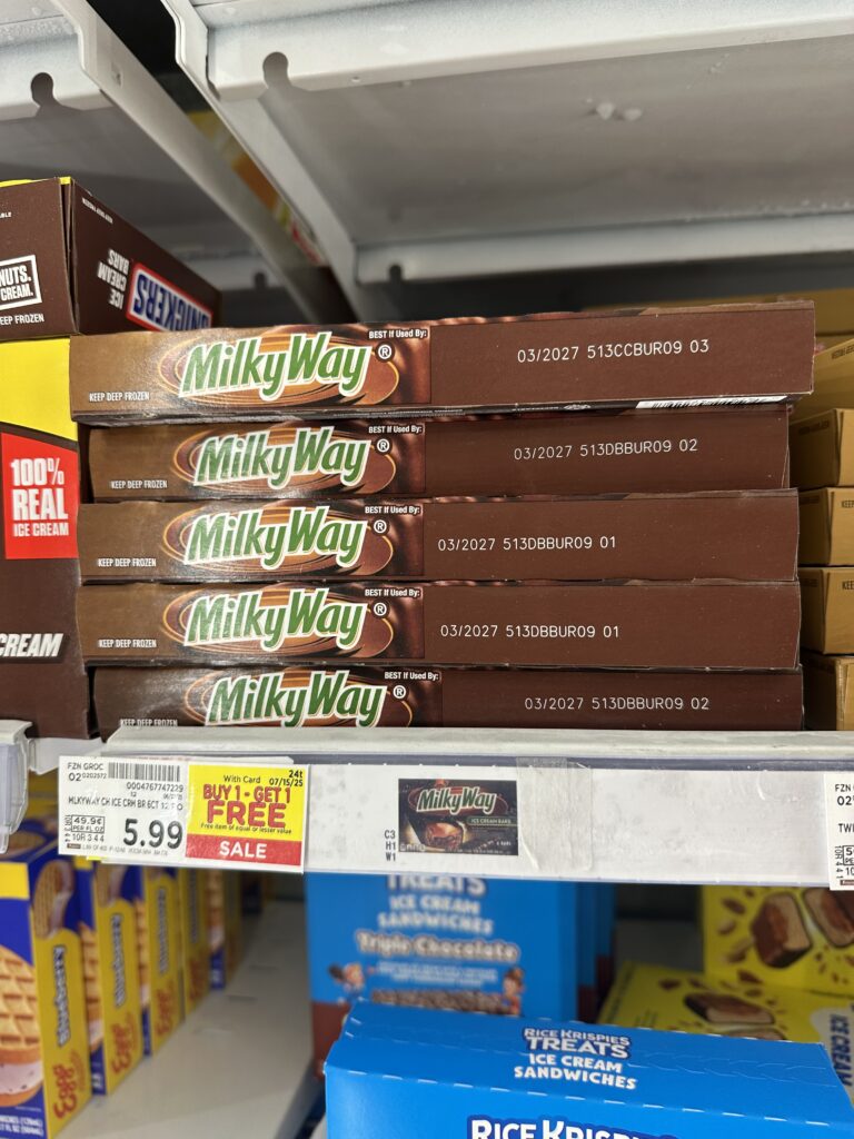 Mars Ice Crem Kroger Shelf Image