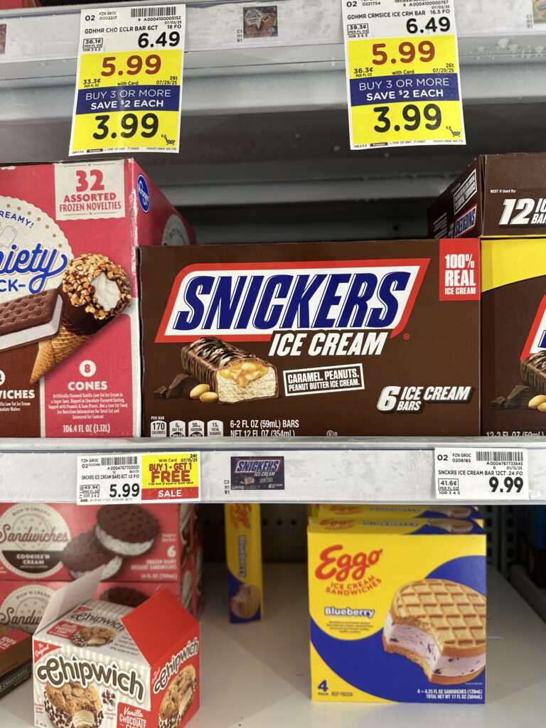 Mars Ice Crem Kroger Shelf Image