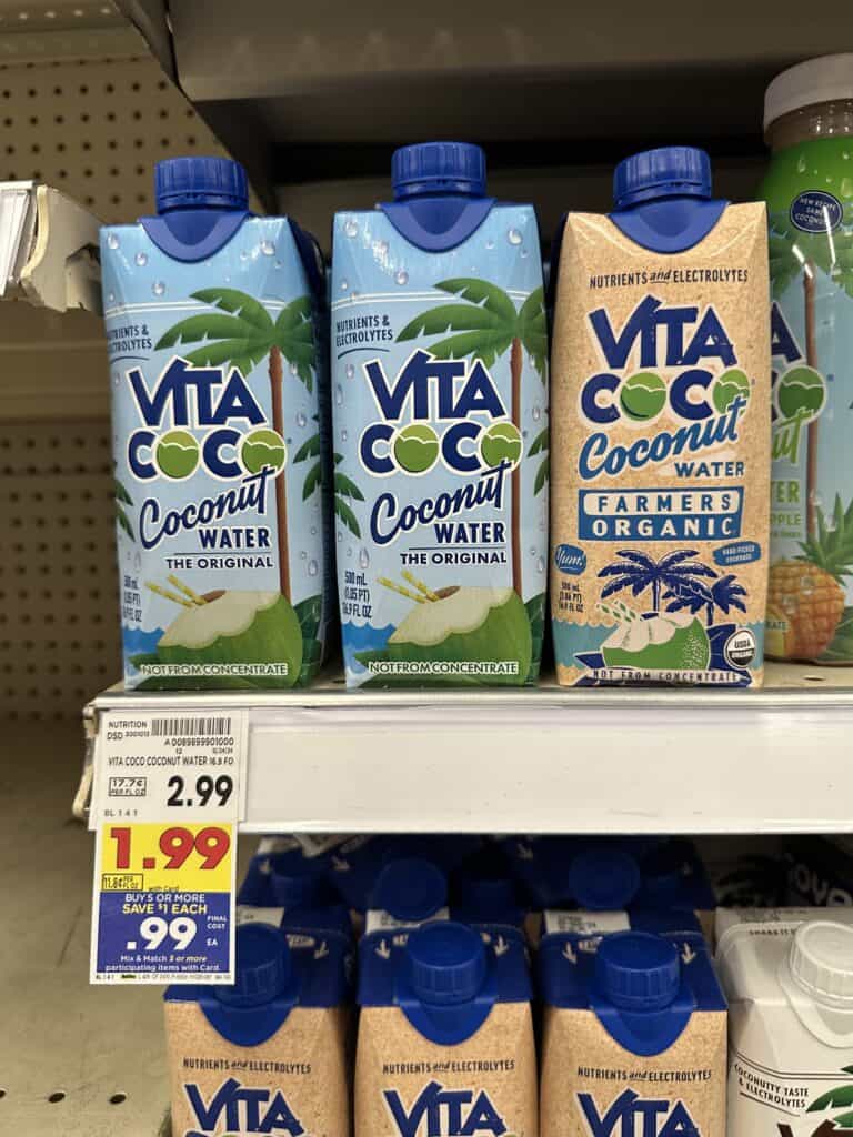 Vita Coco Coconut Water Kroger Shelf Image 