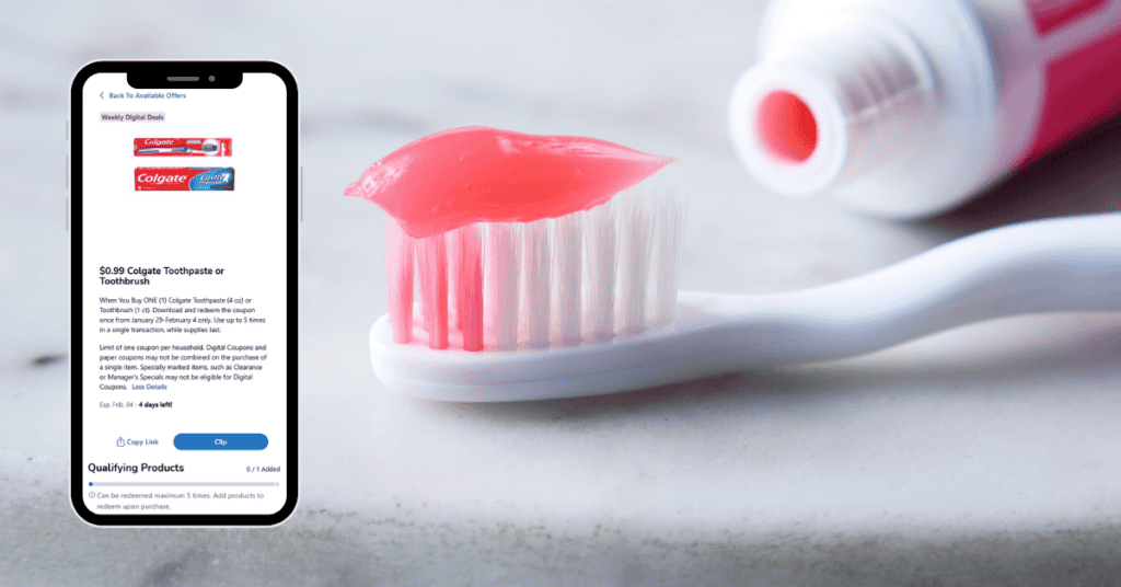 colgate toothbrush and toothpaste