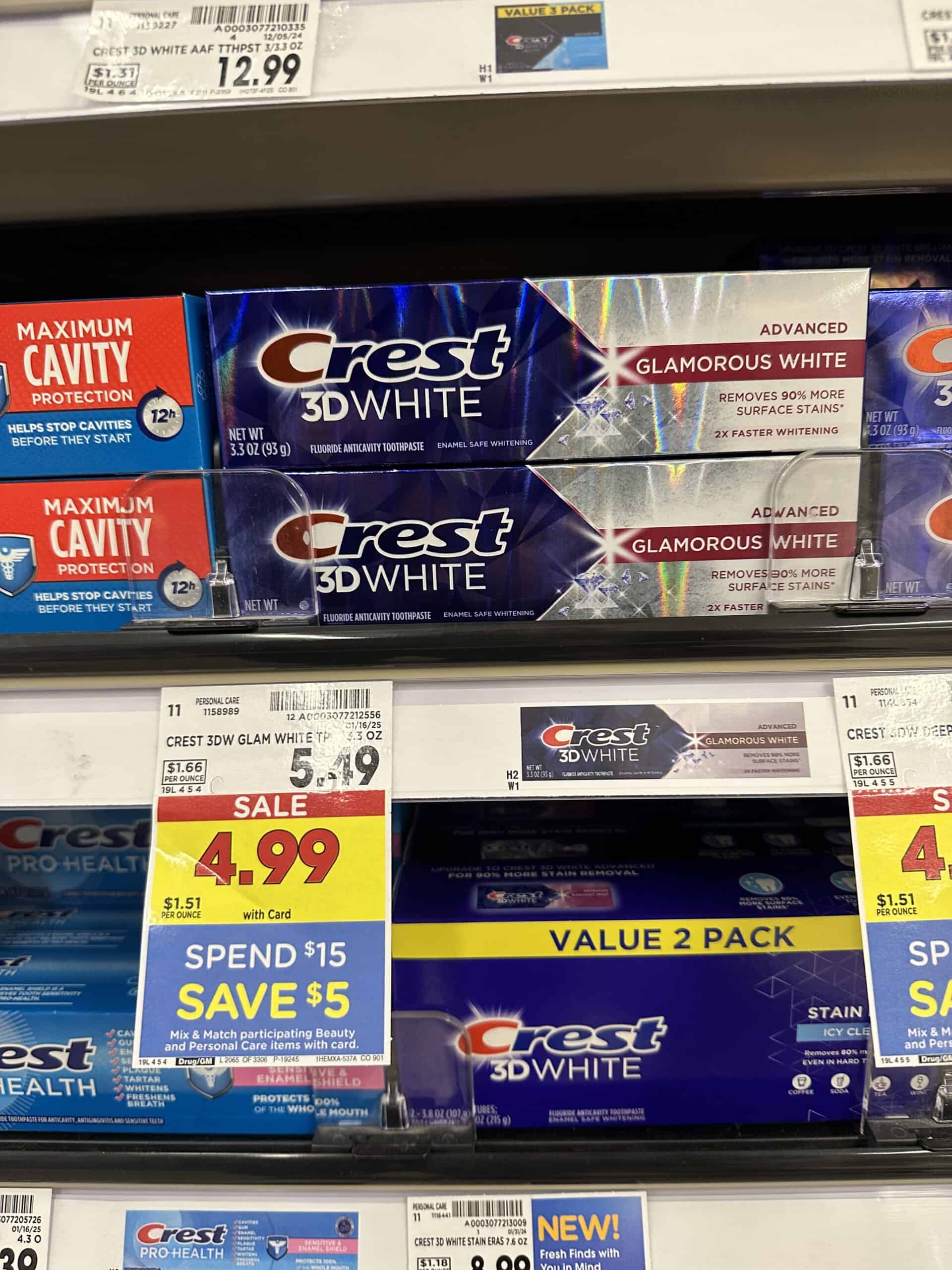 Crest Toothpastes and Scope Mouthwash as low as $1.74! - Kroger Krazy