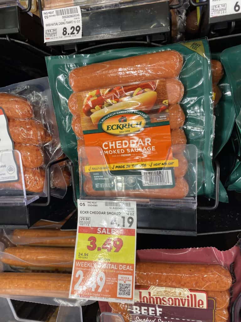 eckrich sausage kroger shelf image (1)