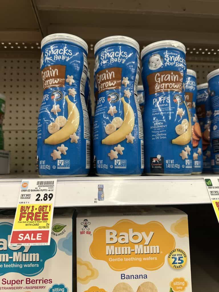 gerber snacks kroger shelf image (4)